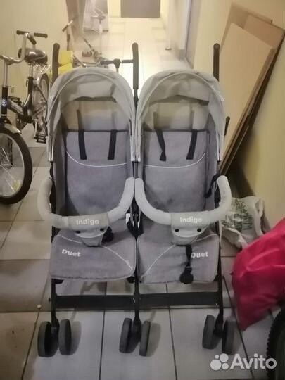 Коляска-трость для двойни