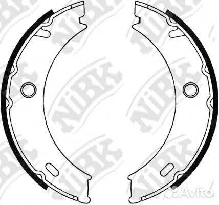 Колодки тормозные задние барабанные