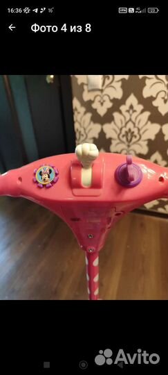 Детский музыкальный самокат