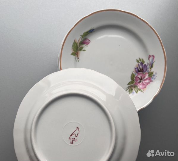 Посуда Керамика Фарфор Советский Винтаж