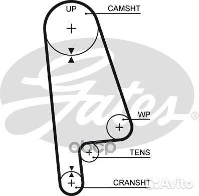 Ремень грм 5233XS Gates