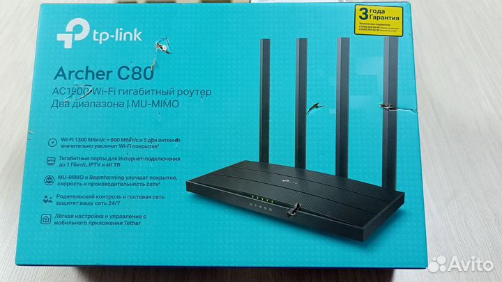 Wi-Fi роутер Archer c80