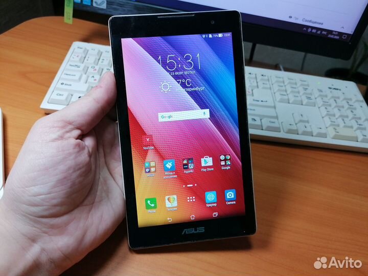 Планшет Asus для просмотра ютуба