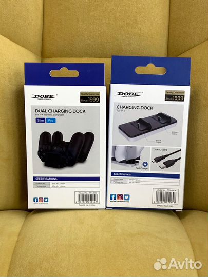 Зарядная станция для геймпадов PS4/PS5