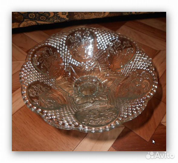 Ваза с медальонами.Цветы.19век.Клеймо