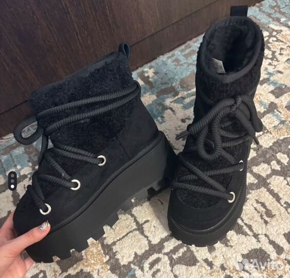 Угги зимние на платформе