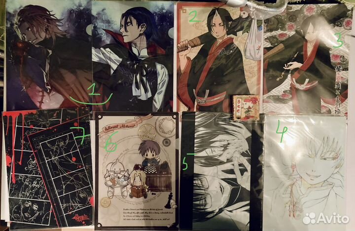 Аниме файлы/уголки anime clear file