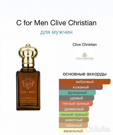 Clive Christian C for Men оригинал распив