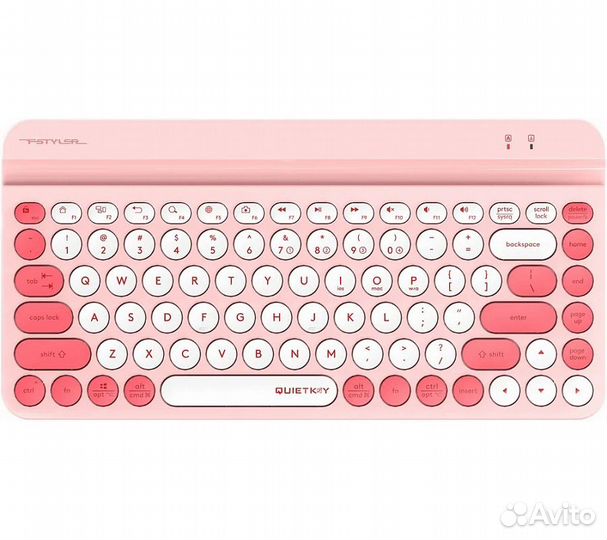 Беспроводная клавиатура A4Tech Fstyler FBK30, розо