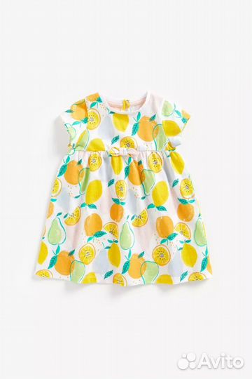 Платье mothercare лимончики 98,104,110