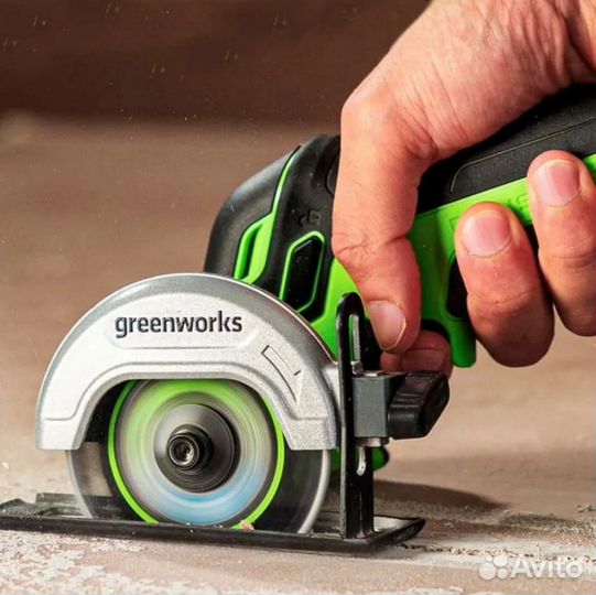 Болгарка аккумуляторная greenworks GD24UCS без АКБ