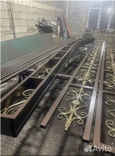 Ворота художественная ковка