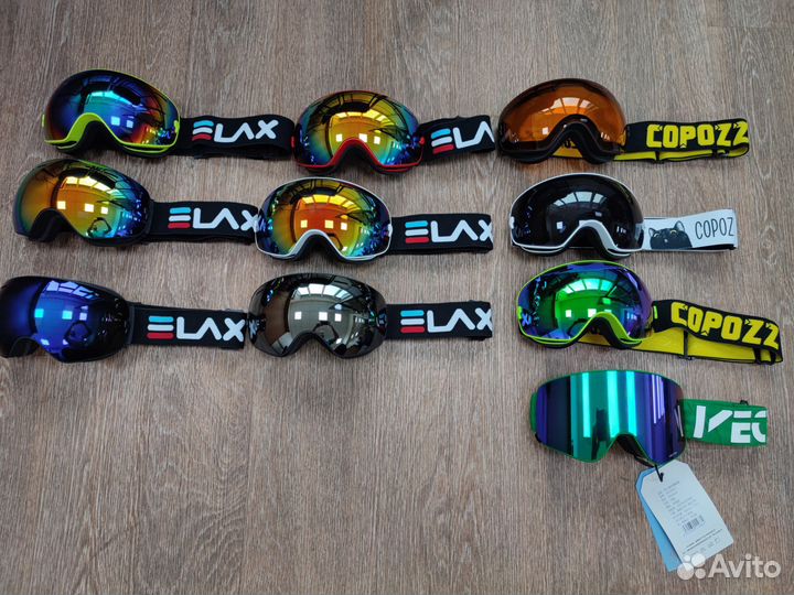 Горнолыжные очки, горнолыжная маска, сноуборд