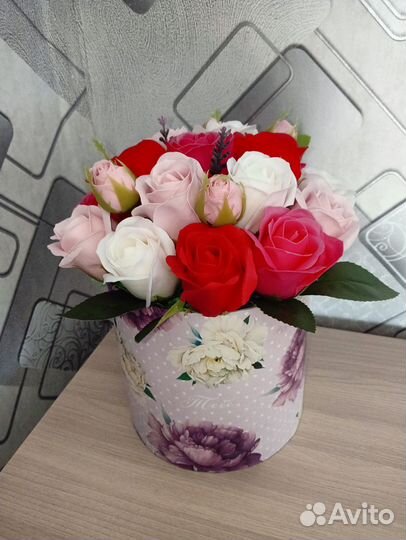 Мыльные розы букеты