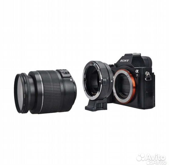 Переходник адаптер автофокусом canon EF - sony E
