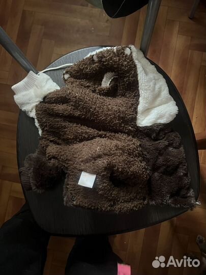 Продается меховой, теплый комбез на собаку