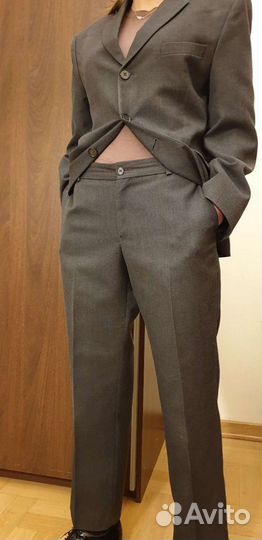 Брюки серые на рост 158 см