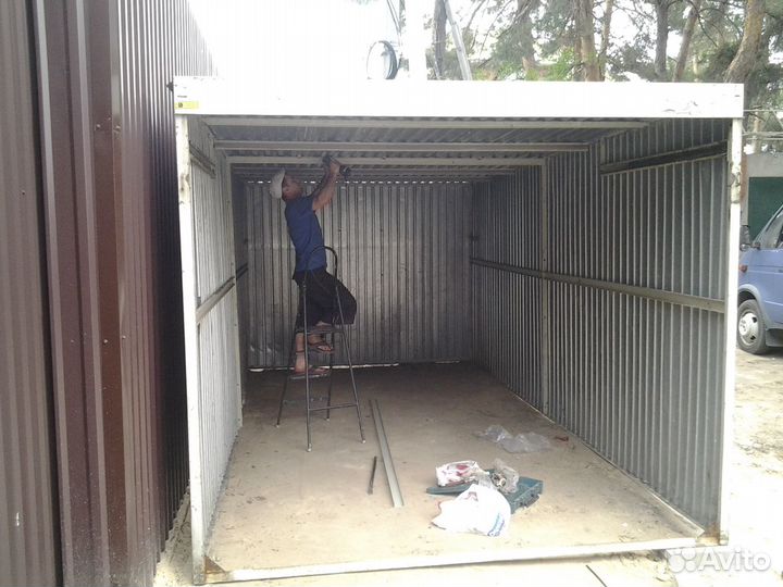 Гаражи новые пеналы оцинкованные эконом класс