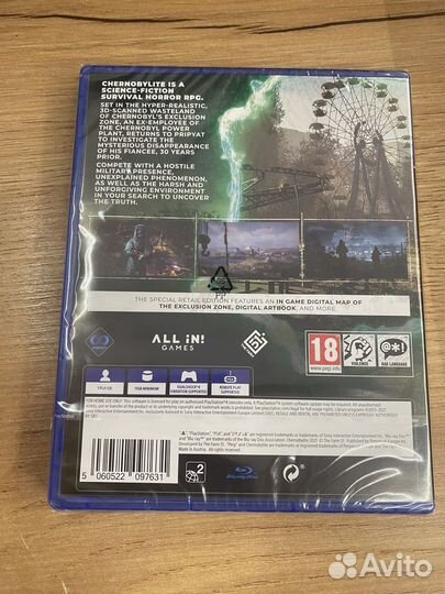 Chernobylite диск для PS4 новый