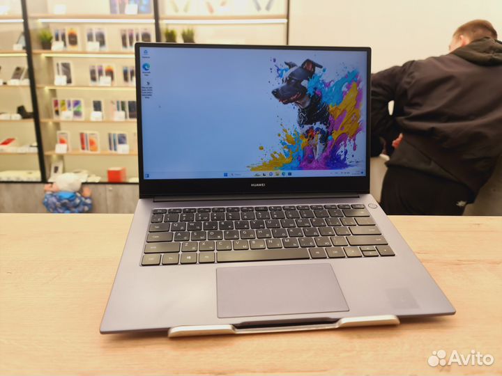 Ноутбук Huawei D14 на Ryzen 7 3700U+8gb/SSD512