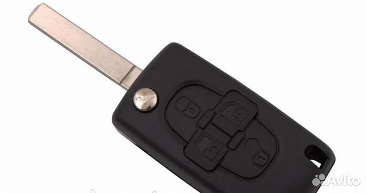 Корпус ключа Пежо Ситроен 3 кнопки