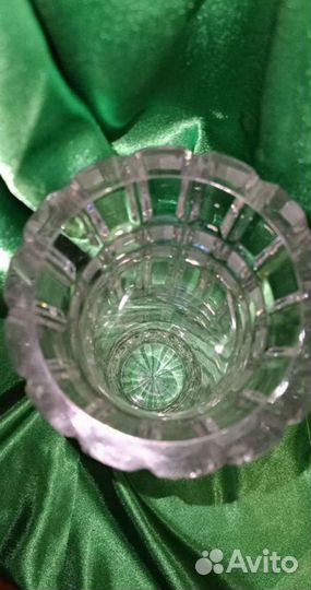 Ваза большая для цветов, хрустальная, СССР