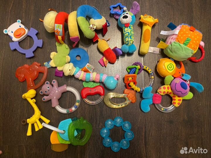 Игрушки для малыша Грызунки, погремушки