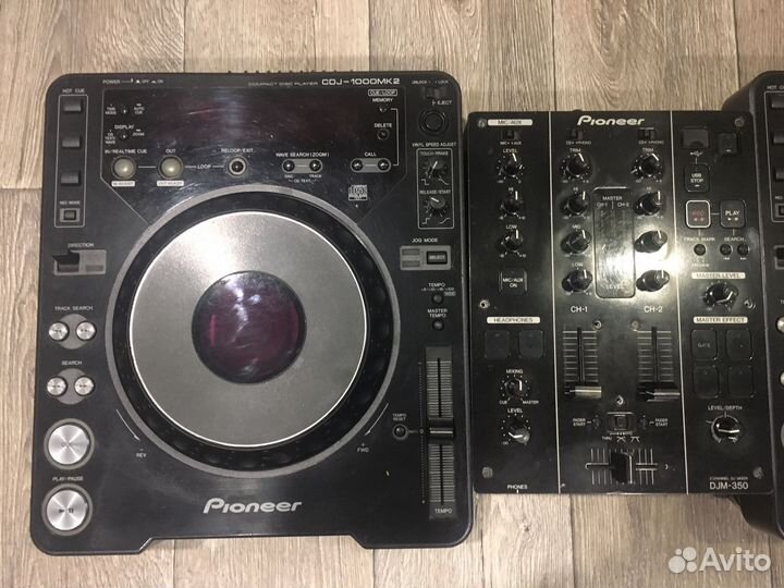 Pioneer DJM 350 / пара CDJ-1000MK2