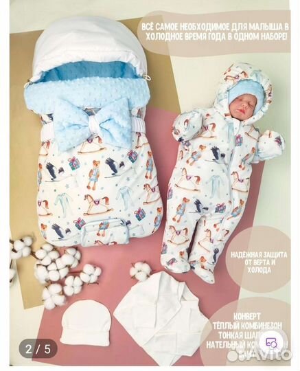 Набор на выписку для мальчика