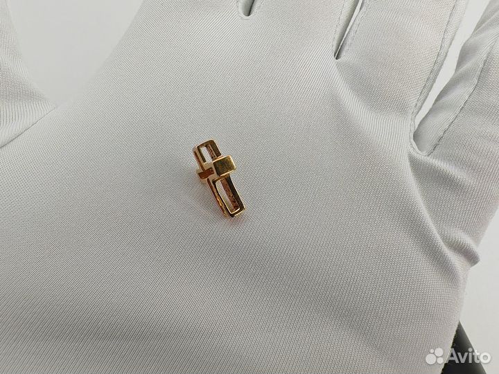 Золотой Крест 585 пробы с бриллиантами. Рассрочка