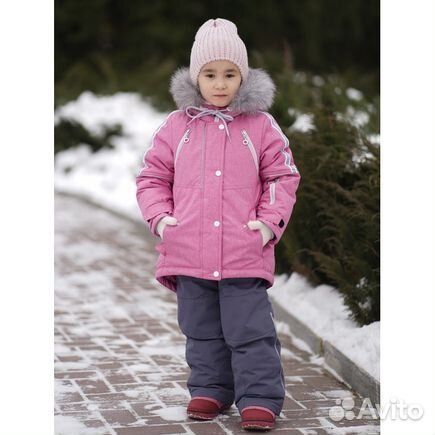 Зимний костюм для девочки размер 110