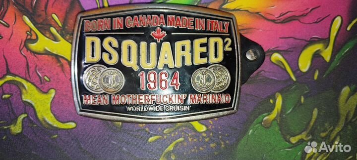 Пряжка для ремня бренда DSD2 (Dsquared2) y2k