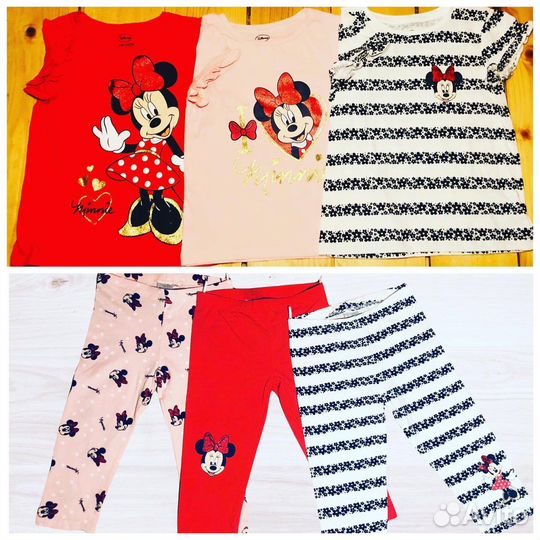 Футболка и леггисы для девочки C&A 92 110