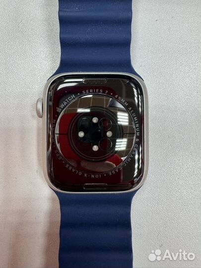 Часы apple watch 7 45 mm starlight