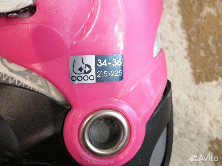 Роликовые коньки (раздвижные) 34-36размер