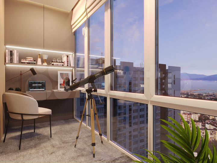 2-к. квартира, 51,6 м², 15/23 эт.
