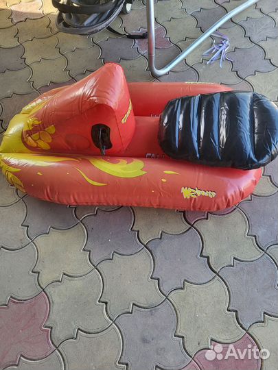 Надувной матрас-лодка