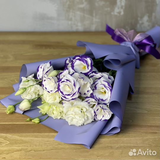 Букет цветов роза альстромерия эустома