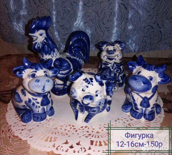 Игрушки гжель