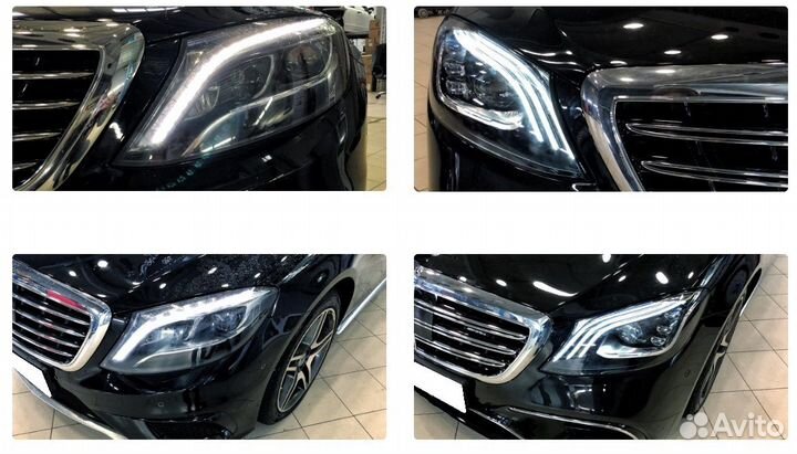 Комплект рестайлинга 63 амг мерседес с 222+решетка
