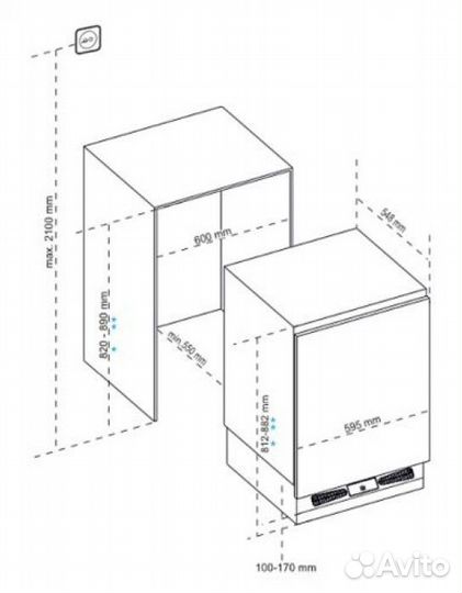 Холодильник Korting KSI 8185