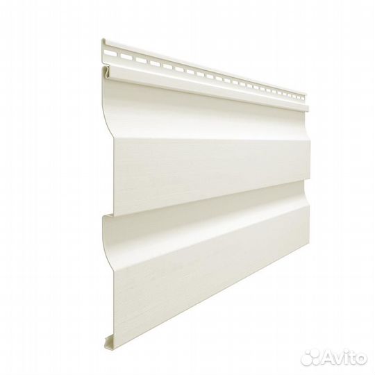 Сайдинг Деке D4,5D premium Корабельный Брус Пломбир