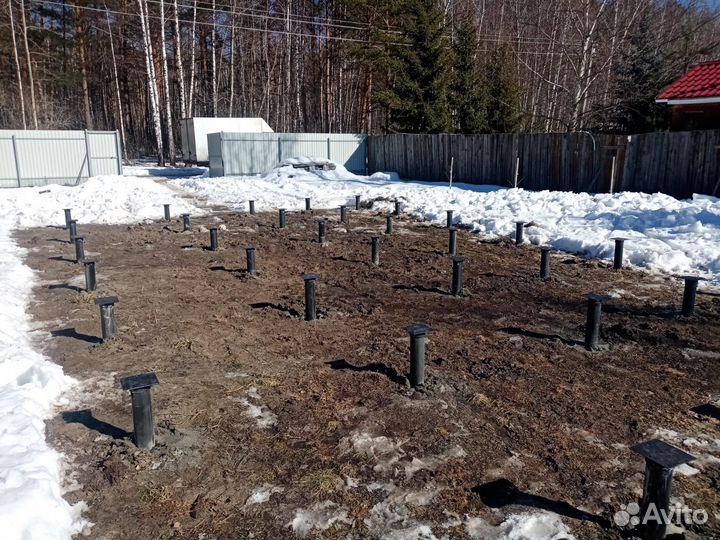 Винтовые сваи под ключ установка