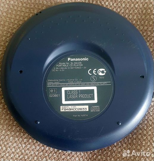 Cd mp3 плеер panasonic