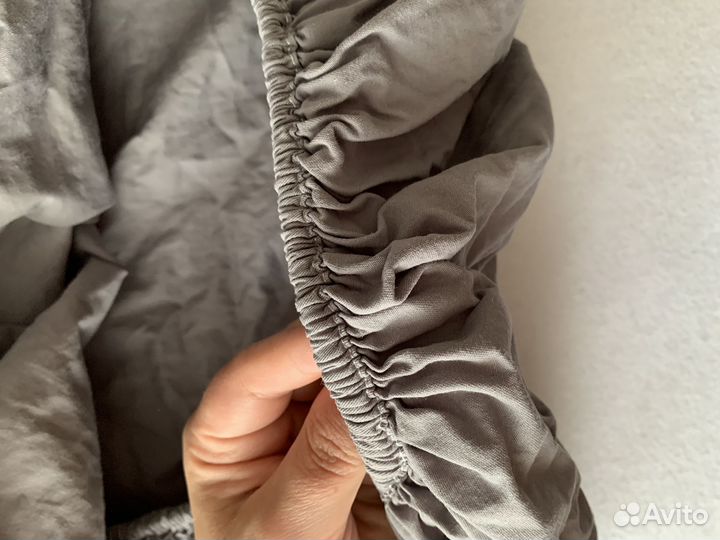 Простынь на резинке 65 х 125, сатин