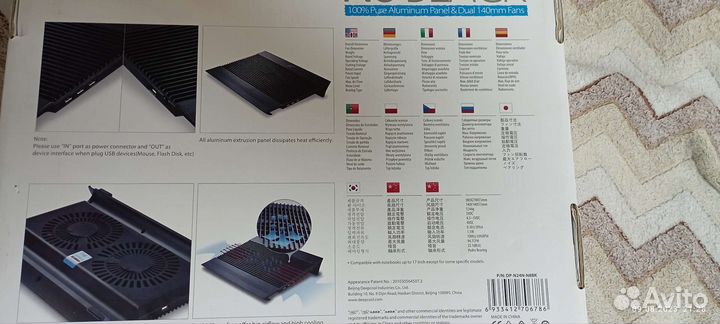 Подставка охлаждения ноутбука