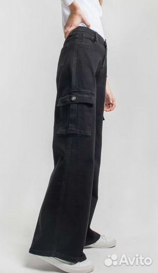 Новые Брюки карго прямые С боку карманы