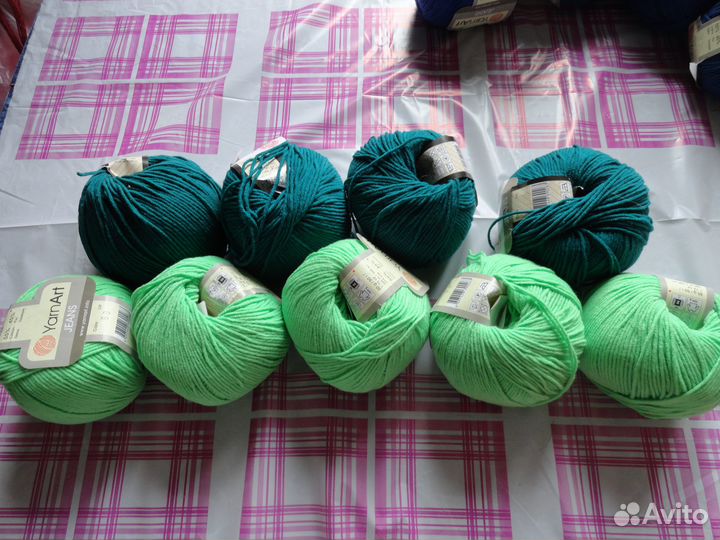 Хлопок/акрил пряжа