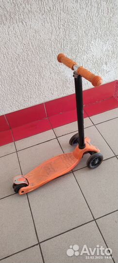 Самокат детский трехколесный
