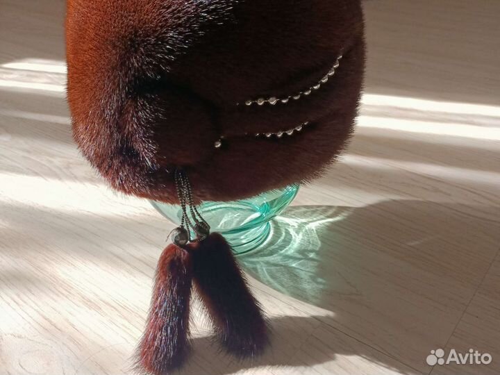 Шапка норковая женская бу